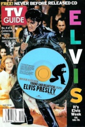 TV Guide - with a never before released Elvis CD - Young And Beautiful - USA 2005