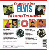 I'm Counting On Them - Culture Factory / VPI - Elvis Presley CD