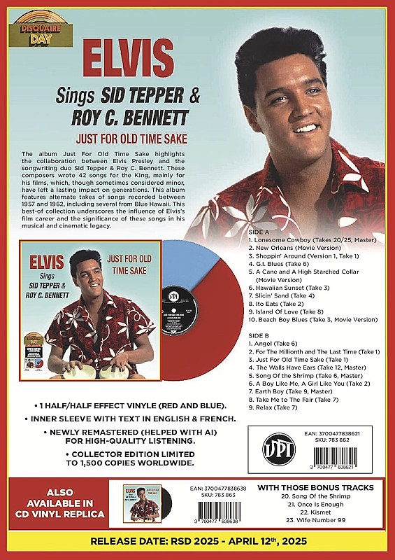 Culture Factory / VPI - Elvis Presley CD