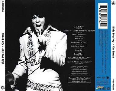 On Stage - Vol. 25 - BMG Spain 74321 785042 - Elvis Presley El Rey CD Collection