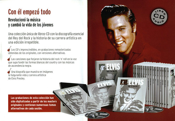 El Rey Del Rock - Spanish CD / Book Series - Elvis Presley CD