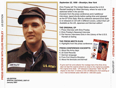 Elvis Sails (US Edition) - Elvis Presley CD