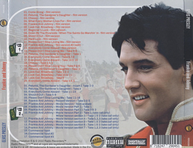Frankie And Johnny (Radio Recorders - Elvis Corner) - Elvis Presley CD