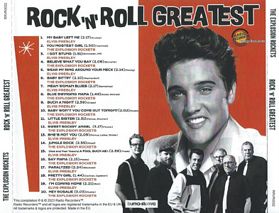 Rock 'n' Roll Greatest featuring Elvis Presley and The Explosion Rockets  (Radio Recorders - Elvis Corner) - Elvis Presley CD