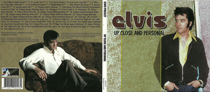 Up Close And Personal (Flashlight Records - Elvis Corner) - Elvis Presley CD