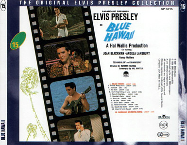Blue Hawaii -  The Original Elvis Presley Collection Vol. 15 - EU 1996 - BMG SP 5015 - Elvis Presley CD