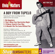 A Boy From Tupelol - Elvis Presley Fanclub CD