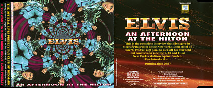 An Afternoon At The Hilton - Fanclub CDs - Elvis Presley CD