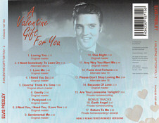 A Valentine Gift For You - Volume II -  Elvis Presley Fanclub CD