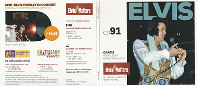 Elvis 91 - Elvis Matters Fanclub CD - Elvis Presley CD