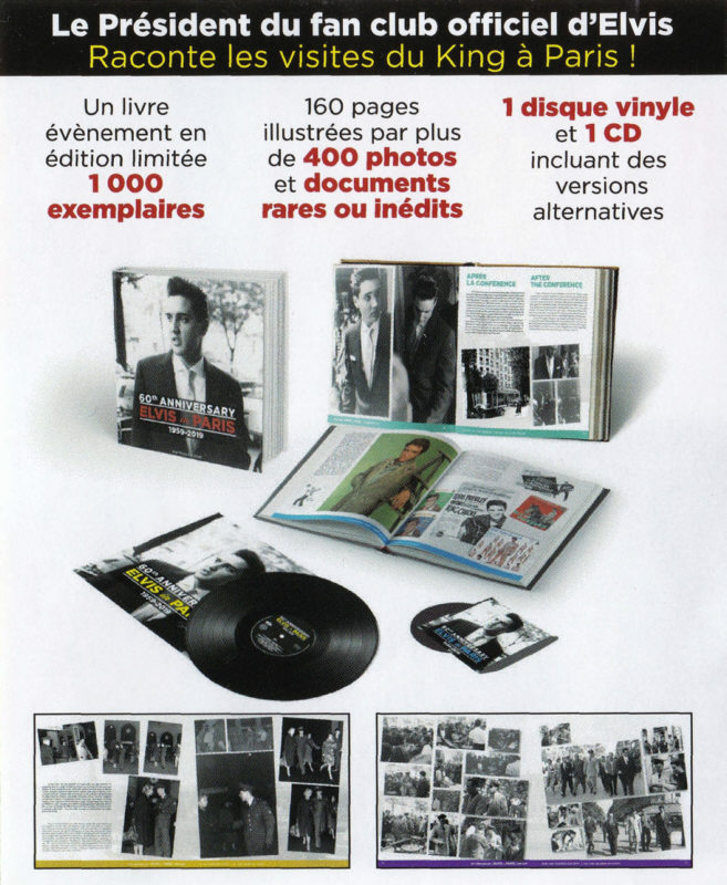 Elvis In Paris 60th Anniversary 1959 - 2019 - Fanclub CDs - Elvis Presley CD