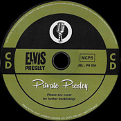 Private Presley (Promo EPG) - Elvis Presley Fanclub CD