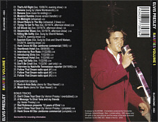 Rareties Volume 1 - Elvisone - Elvis Presley Fanclub CD - Elvis Presley CD