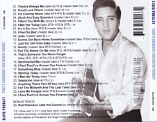 That's Someone You Never Forget - The Bootleg Series SE - Elvis One-  Elvis Presley Fanclub CD