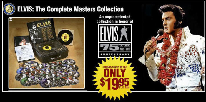 Elvis Presley CD Collection - Fanklin Mint - The Complete Masters Collection