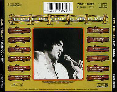 Elvis Country - I'm 10.000 Years Old - Gracleland Collector Box Belgium BMG - Elvis Presley CD