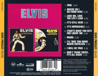 Elvis (Fool Album) - Gracleland Collector Box Belgium BMG - Elvis Presley CD