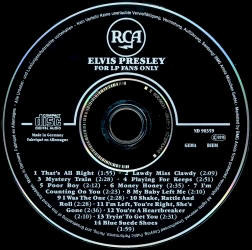 For LP Fans Only - Gracleland Collector Box Belgium BMG - Elvis Presley CD