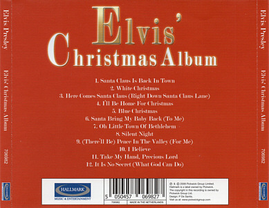 Elvis' Christmas Album (Original Recording) - Hallmark Music - Elvis Presley CD