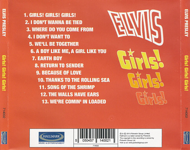 Girls! Girls! Girls! (Original Recording) - Hallmark Music - Elvis Presley CD