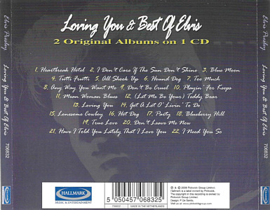 Loving You & Best Of Elvis - Hallmark Music - Elvis Presley CD