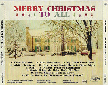 I'll Be Home For Christmas - Memphis Mansion - Elvis Presley CD