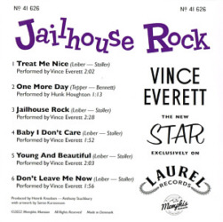 Jailhouse Rock - Vince Everett Box  - Memphis Mansion - Elvis Presley CD