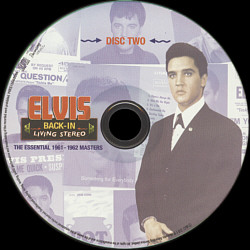Back In Living Stereo (Memphis Recording Service MRS10060066 - 2019) - Elvis Presley CD