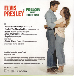 Elvis Presley In Follow That Dream (EP / CD) - Memphis Recording Service (MRS) - Elvis Presley CD