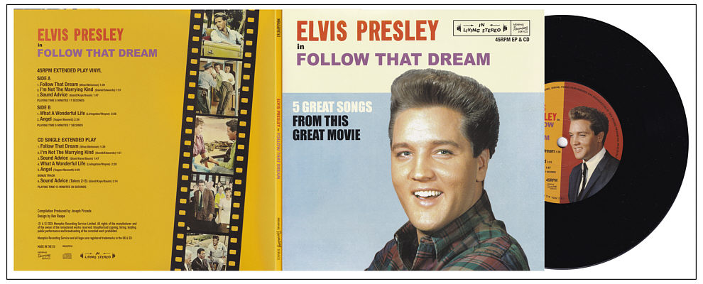 Elvis Presley In Follow That Dream (EP / CD) - Memphis Recording Service (MRS) - Elvis Presley CD