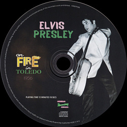 On Fire In Toledo (EP / CD) - Memphis Recording Service (MRS) - Elvis Presley CD