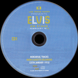 Elvis On Stage February 1973 - Memphis Recording Service (MRS) - Elvis Presley CD