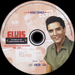 The Complete RCA Studio Masters 1960-62 Plus Session Outtakes - Memphis Recording Service (MRS) - Elvis Presley CD