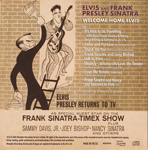 Elvis Presley & Frank Sinatra – Welcome Home Elvis (EP / CD) - Memphis Recording Service (MRS) - Elvis Presley CD