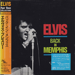 Elvis Back In Memphis - Papersleeve Collection - BMG Japan BVCM-37193 (74321 82303 2) - Elvis Presley CD