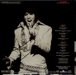 On Stage - February, 1970 - Papersleeve Collection - BMG Japan - BVCM-37096  (74321 72998 2) - Elvis Presley CD