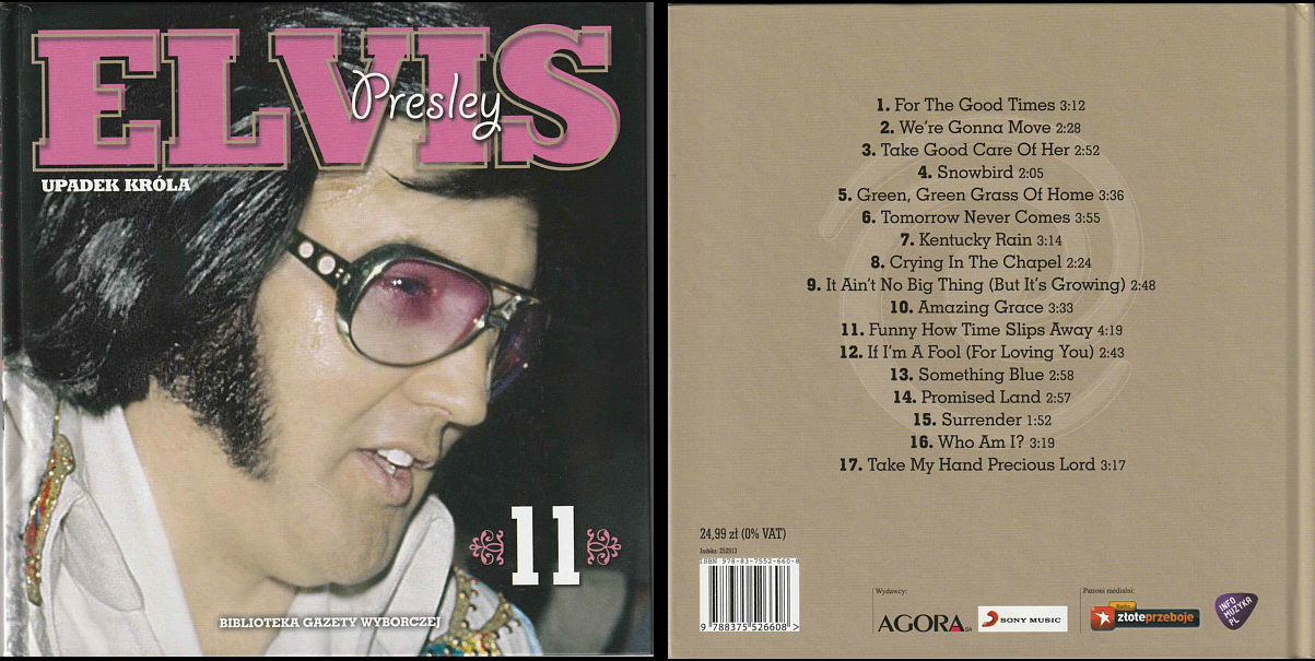 Polish Elvis books & CDs Series (CD 11 - Upadek Krla - The Fall of the King - Elvis Presley CD