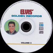 Elvis' Golden Records Vol.3 - RDM Edition 2014 France CD 819 (Stereo MONO) - Elvis Presley CD