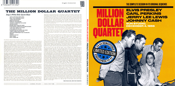 Million Dollar Quartet (State Of Art Records) - Elvis Presley CD