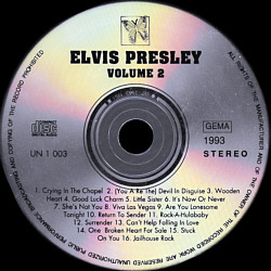 Elvis - 1993 - Universe DCD 22 019 - Elvis Presley Various CDs