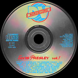 Elvis Presley Vol. 1 (More Record Italy 1991) - Elvis Presley Various CDs