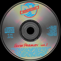 Elvis Presley Vol. 3 (More Record Italy 1991) - Elvis Presley Various CDs