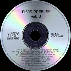 Elvis Presley Vol. 3 (More Record Italy 1995) - Elvis Presley Various CDs