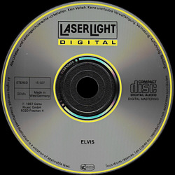 Elvis - The King! (LaserLight Digital 15 027 - Germany 1987) - Elvis Presley Various CDs