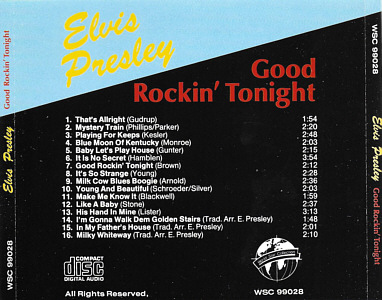 Good Rockin' Tonight (World Star Collection 1991) - Elvis Presley Various CDs