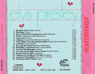 Heartbreaker (CeDe) - Elvis Presley Various CDs