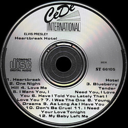  Heartbreak Hotel (World Music ST 66105 / World Music WM 66105)- Elvis Presley Various CDs