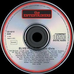 Just Elvis (The Entertainers) Italy - Elvis Presley Various CDs