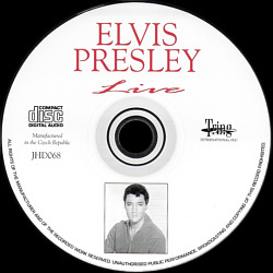 Live (Tring JHD068 - 2009) - Elvis Presley Various CDs