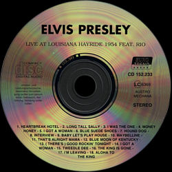 Live At Louisianna Hayride 1954 - Elvis Presley Various CDs
